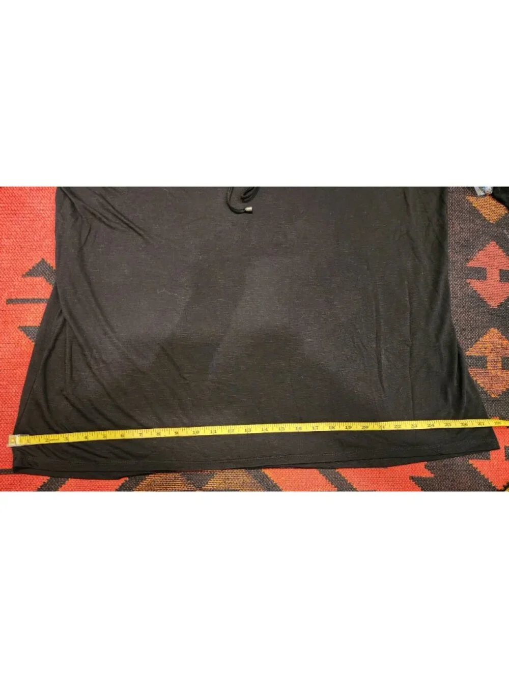 NEW Faded Glory Black Lace-Up Tunic Top and 2 Basic Black Super Soft TEES. 3X - Picture 15 of 16